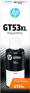 בקבוקון דיו מקורי 135 מ''ל HP GT53XL 1VV21AE שחור בקבוקון דיו מקורי 135 מ''ל HP GT53XL 1VV21AE שחור