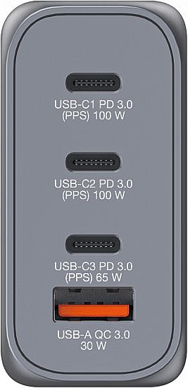 ��� ���� ��� 100W 4-Port GaN USB-A/C  Verbatim