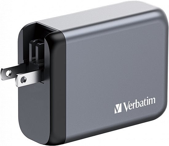 ��� ���� ��� 100W 4-Port GaN USB-A/C  Verbatim
