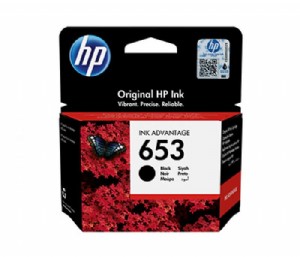 ראש דיו שחור מקורי HP 653 ראש דיו שחור מקורי HP 653