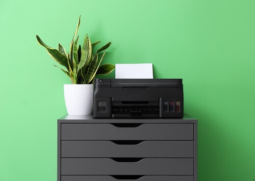 מדפסת דיו וליזר